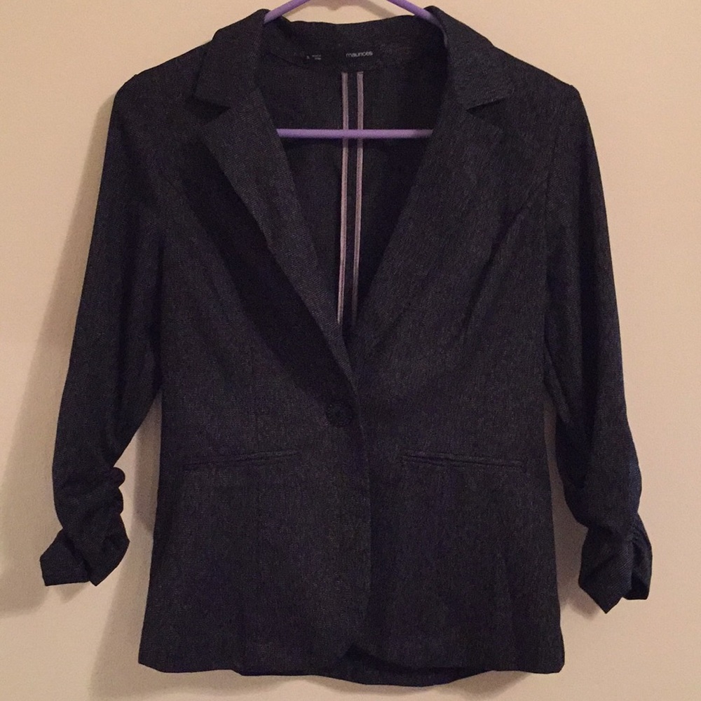Charcoal colored blazer